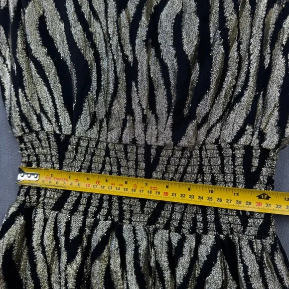 gold and black zebra print dress Seroya Florrie Mini Dress main image 0